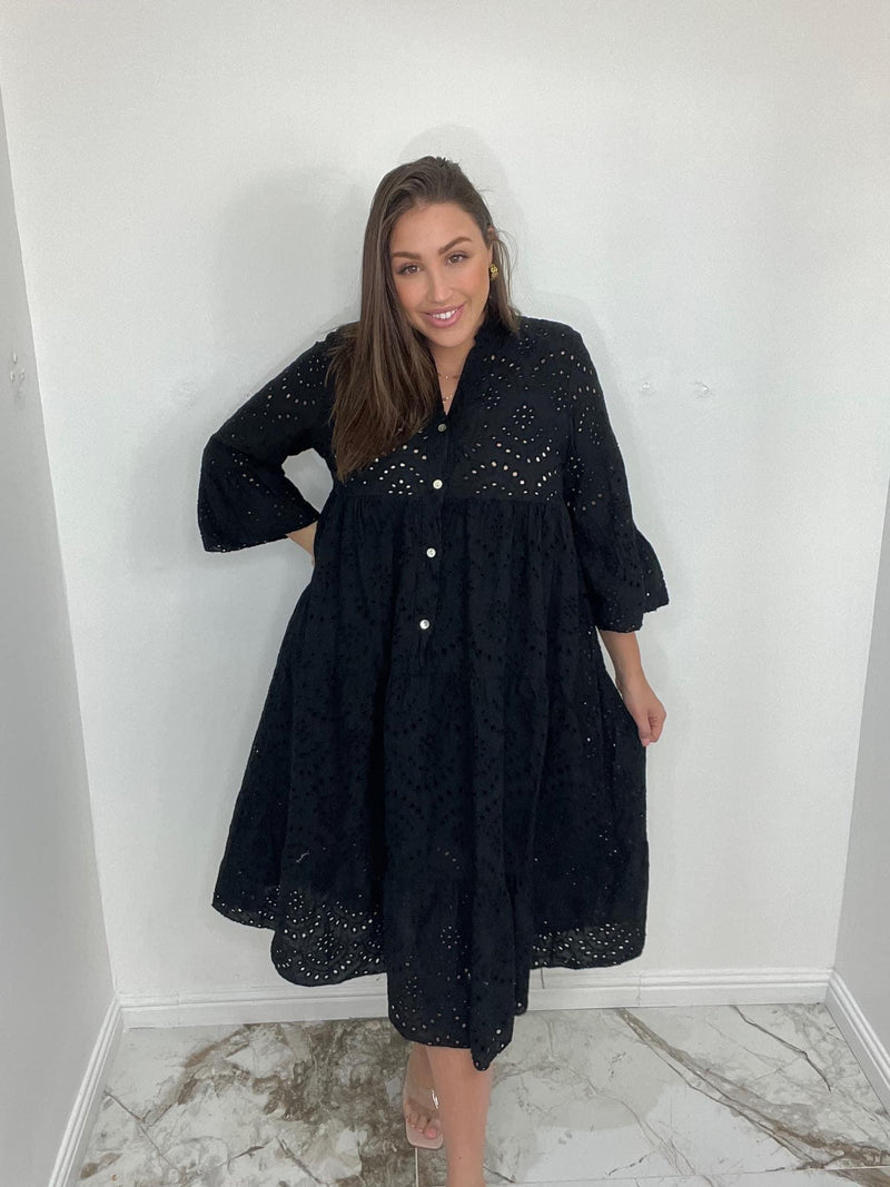 Robe bohème noir