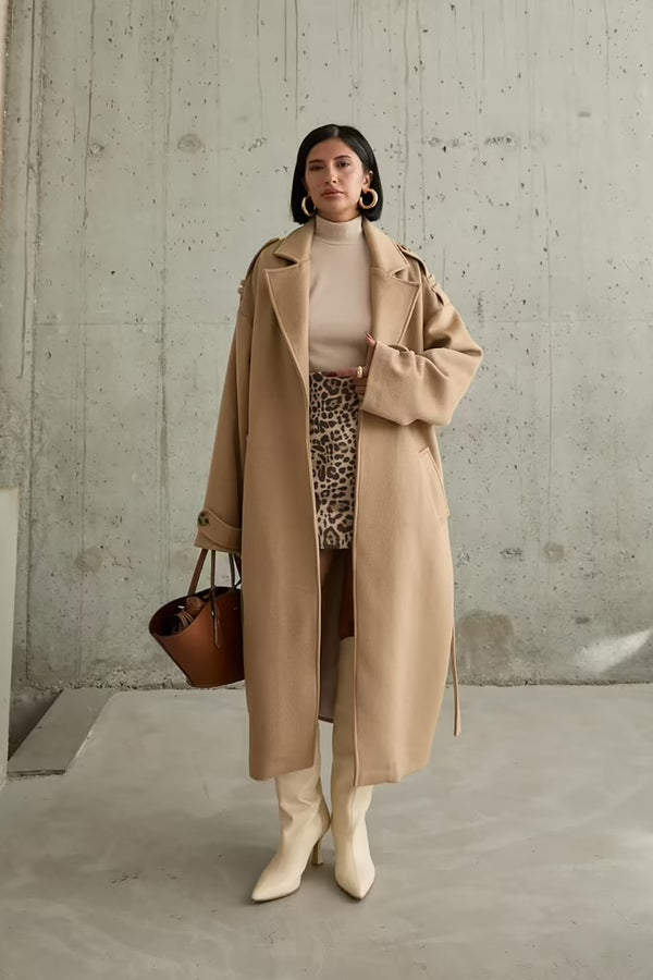 Manteau Carmela camel