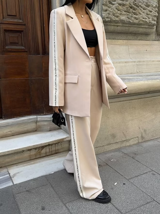 Tailleur chills beige