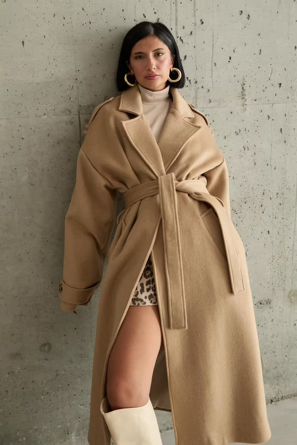 Manteau Carmela camel