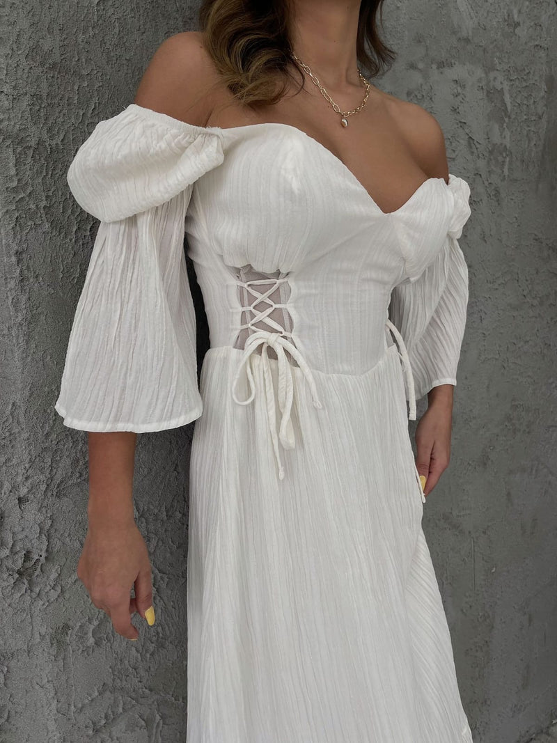 Robe zia blanche