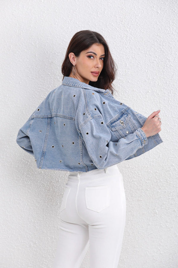 Veste en jeans rétro