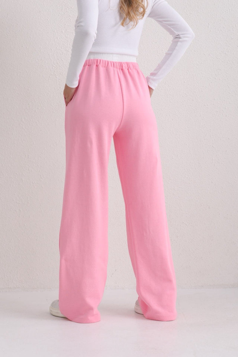 Pantalon jogging rose