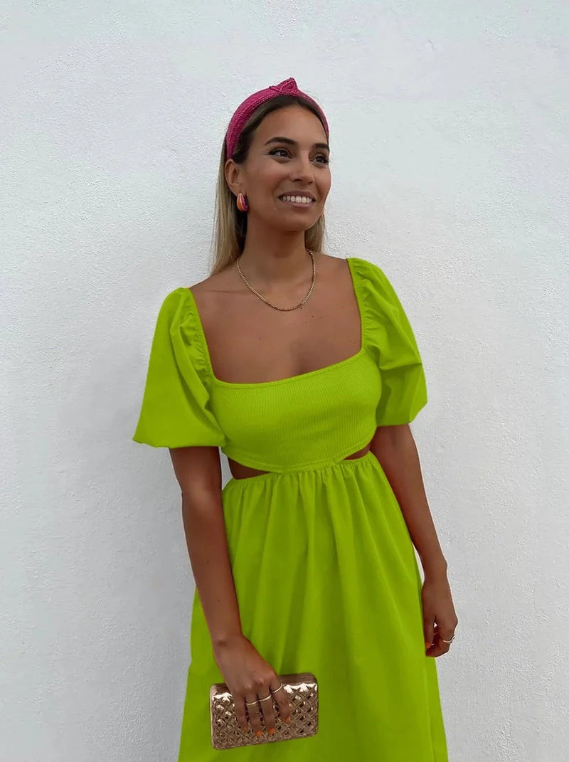 ROBE VERTE MIA