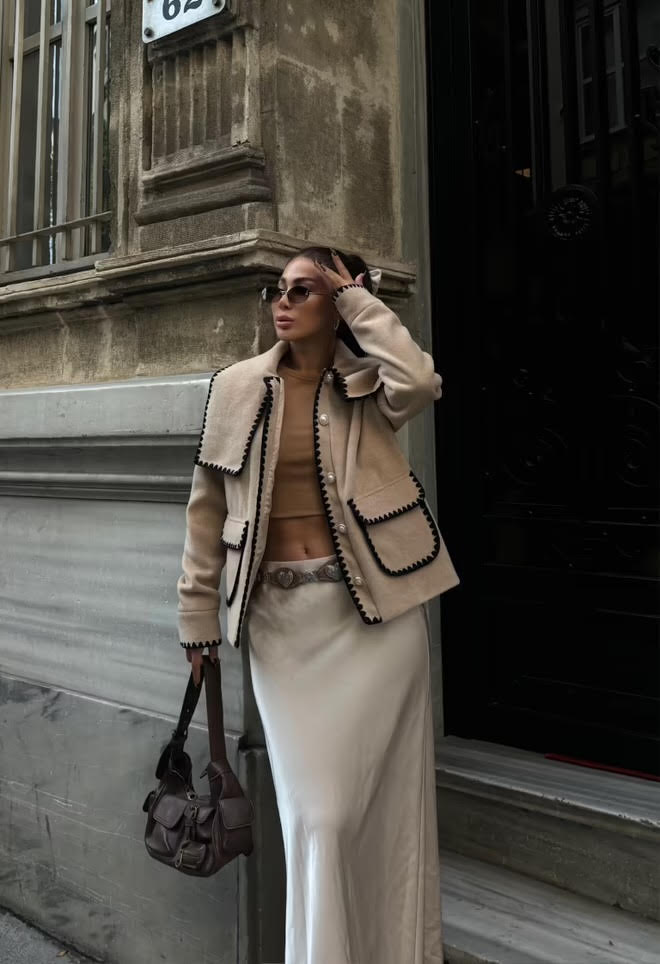 veste couture armenie beige