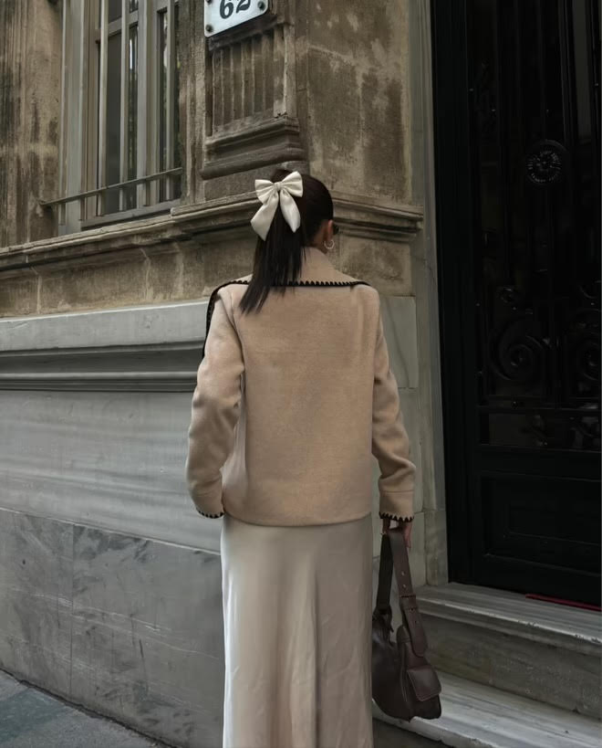 veste couture armenie beige